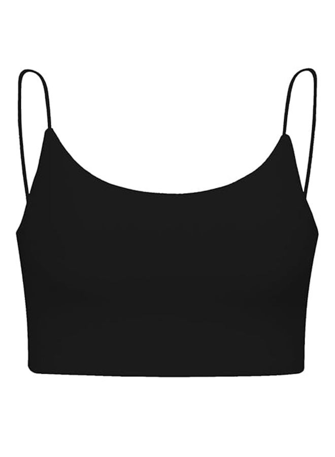 Polish'D 2 Pcs Women’s Sexy Spaghetti Strap Camisole, Y2K Tube Slim Fitted Yoga Cami Crop Top, Basic Tank Top, S - Image 4